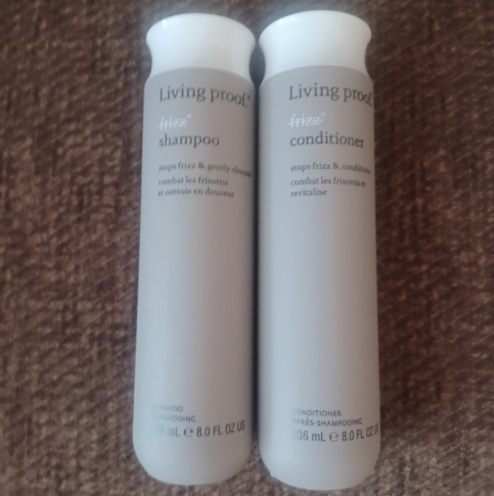 NEW Living Proof No Frizz Shampoo and Conditioner Bundle